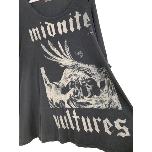 Rare AllSaints Midnite Vultures Black Tunic T-Shirt L/XL Womens RZ10395 EUC - Picture 6 of 7